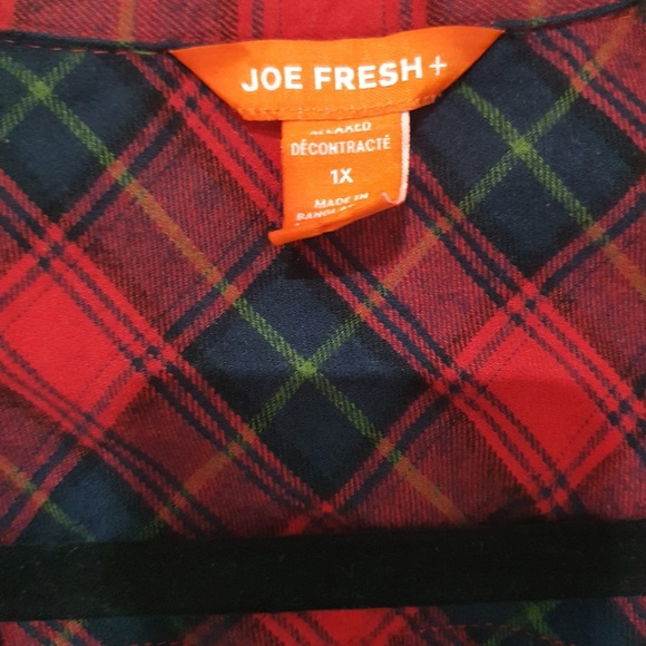 Joe Fresh female flannel - Picture 2 of 2